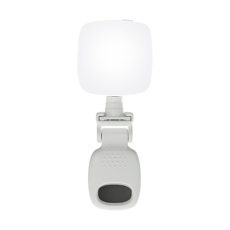 Luz de relleno de belleza en vivo, luz de bolsillo portátil, versión de carga, luz para selfies, mini luz de relleno para teléfono con clip