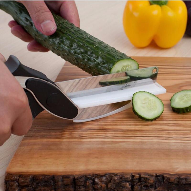 Clever Cutter 2 in 1 Kitchen Knife & Cutting Board