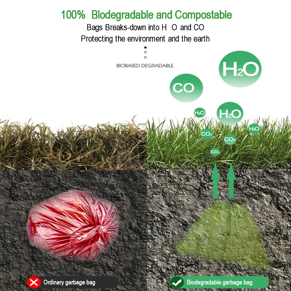 Biodegradable Pet Waste Bags Corn Starch PLA Degradable Poop Bags