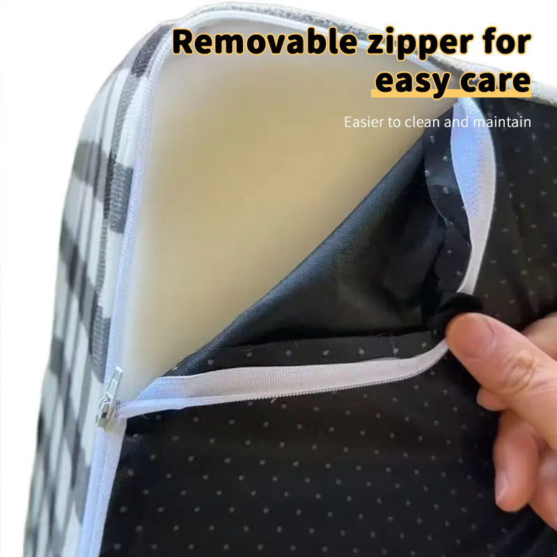 Bone-shaped pet stairs/ramp for dogs (placed beside sofa/bed) to protect joint safety, especially suitable for elderly dogs.