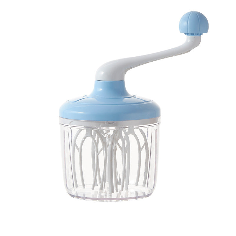 Household Baking Tools Cake Cream Beater Stirring Rod Egg White Foaming Machine Semi-Automatic Hand Operated Egg Beater